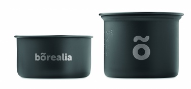 Logotrade advertising products photo of: 2 camping pots with cutlery
