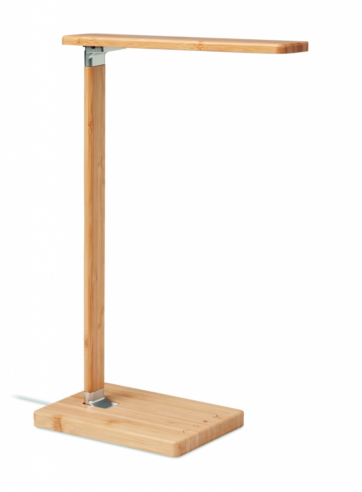 Logo trade promotional giveaways image of: Desktop light and charger 10W