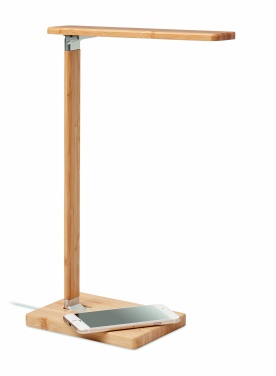 Logo trade corporate gifts picture of: Desktop light and charger 10W