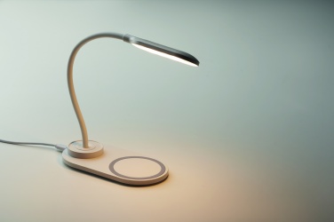 Logo trade promotional products image of: Desktop light and charger 10W