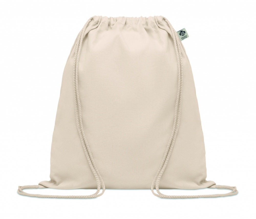 Logotrade promotional merchandise image of: Organic cotton drawstring bag
