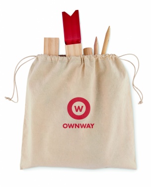 Logo trade promotional item photo of: Pinewood outdoor throwing game