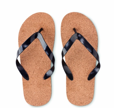 Logotrade corporate gift image of: Cork beach slippers M