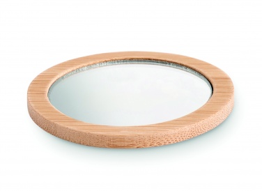 Logotrade promotional giveaways photo of: Bamboo make-up mirror