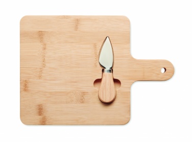 Logotrade corporate gifts photo of: Cheese board set in bamboo Bremen