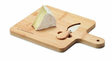 Logotrade corporate gifts photo of: Cheese board set in bamboo Bremen