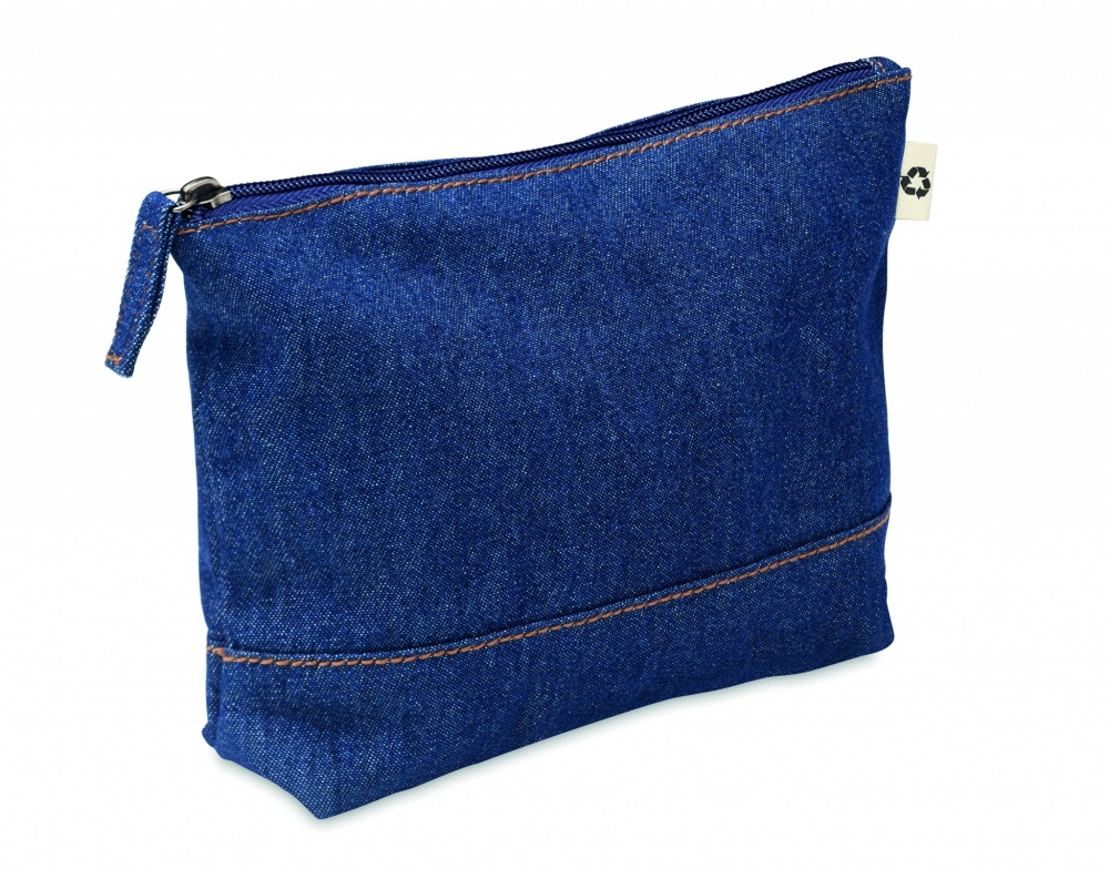 Logotrade corporate gifts photo of: Recycled denim cosmetic pouch