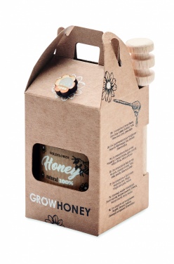 Logotrade promotional item picture of: Wildflower honey jar set 50gr