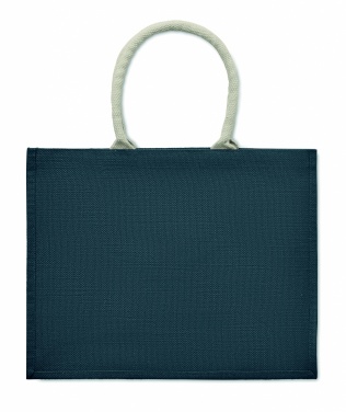 Logo trade promotional gift photo of: Jute bag with cotton handle