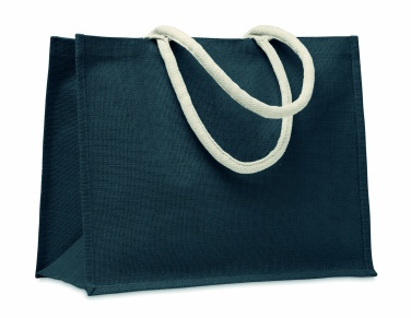 Logo trade promotional merchandise photo of: Jute bag with cotton handle