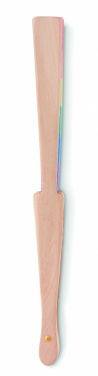Logotrade advertising products photo of: Rainbow wooden hand fan