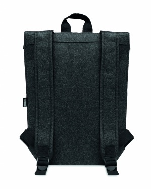 Logo trade corporate gifts image of: RPET felt backpack