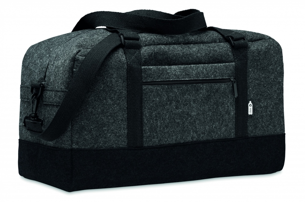 Logotrade promotional giveaway image of: RPET felt weekend bag