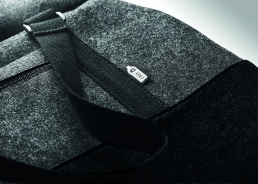 Logo trade promotional merchandise picture of: RPET felt weekend bag