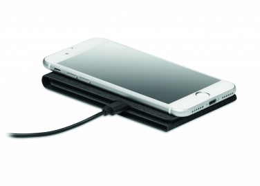 Logo trade promotional items image of: RPET wireless charger 15W