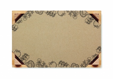 Logo trade promotional products image of: Tomato kit in wooden crate