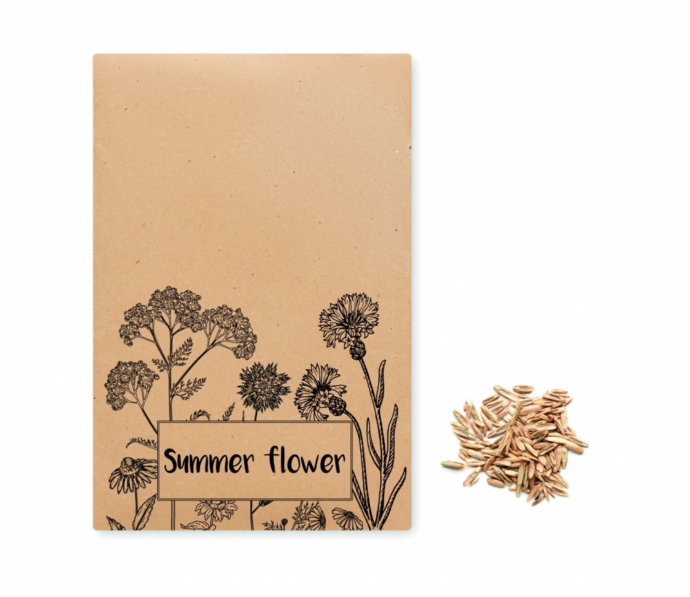 Logo trade promotional giveaways picture of: Flowers mix seeds in envelope