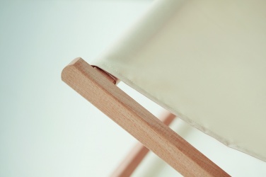 Logo trade advertising products picture of: Beach chair in wood