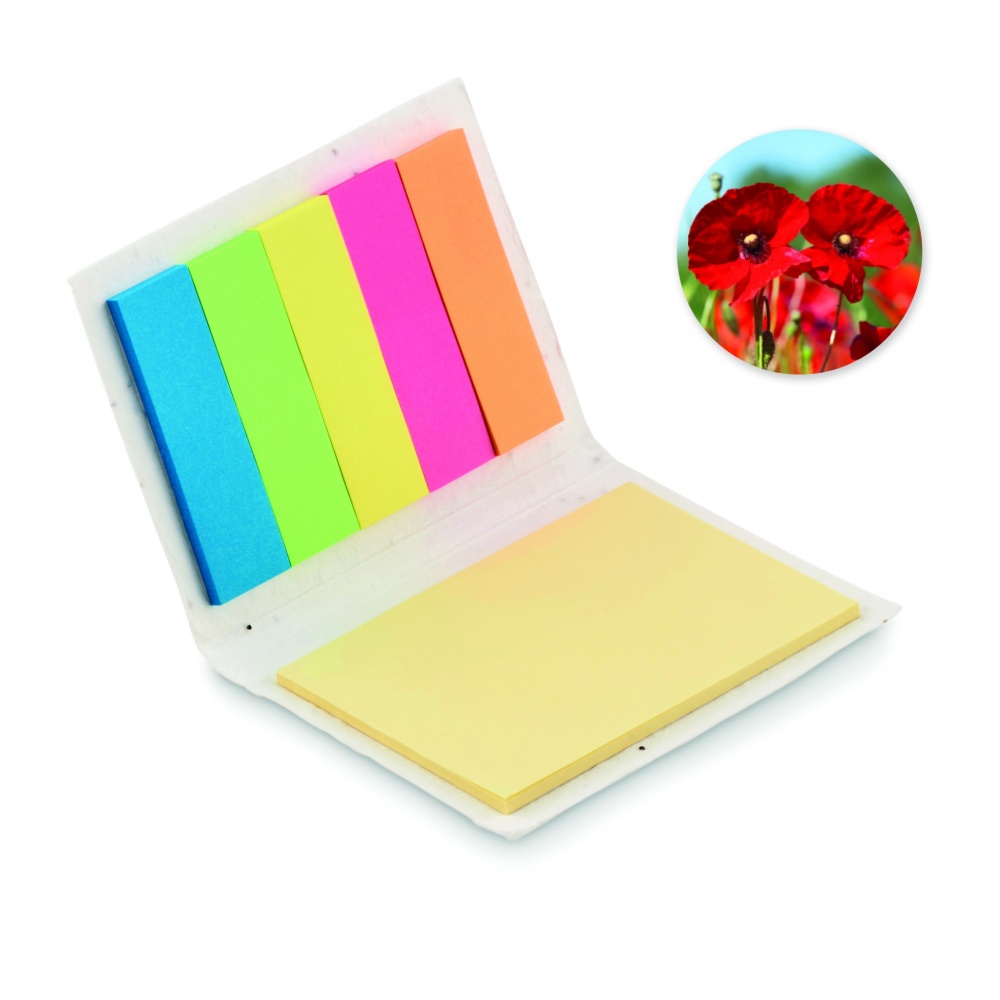 Logotrade promotional merchandise photo of: Seed paper sticky note pad