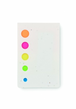 Logo trade promotional merchandise picture of: Seed paper page markers pad