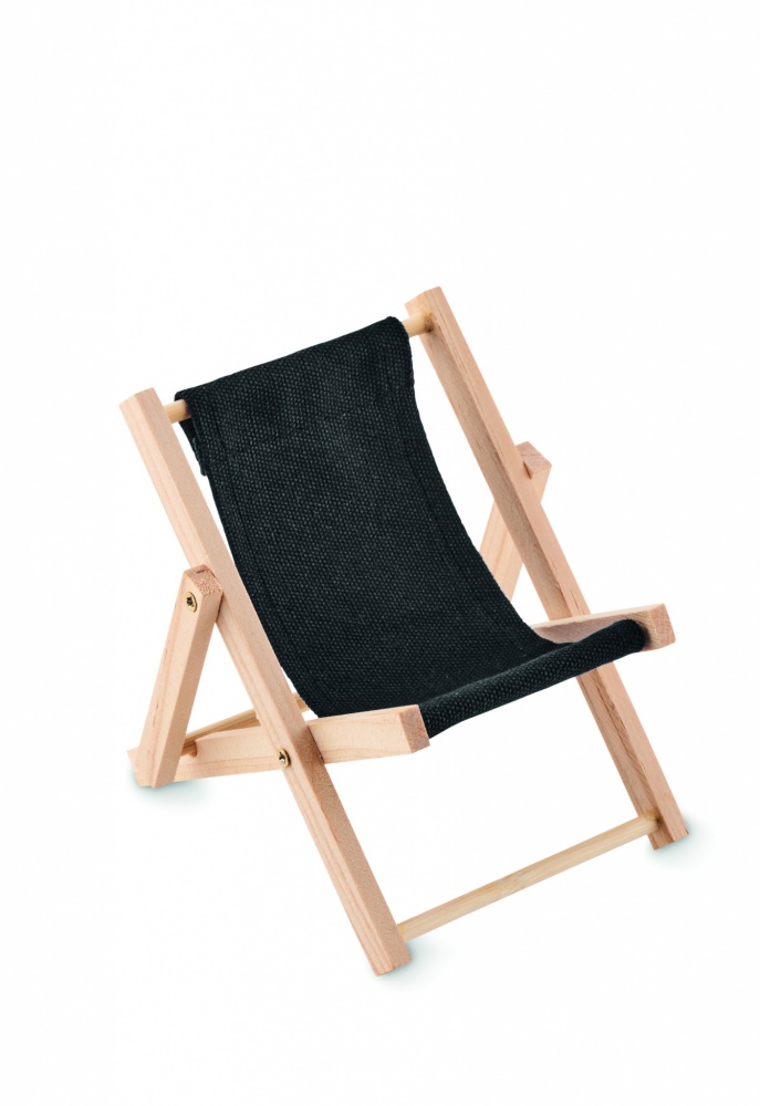 Logo trade promotional merchandise image of: Deckchair-shaped phone stand