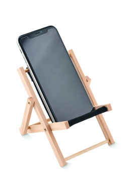 Logo trade corporate gifts picture of: Deckchair-shaped phone stand