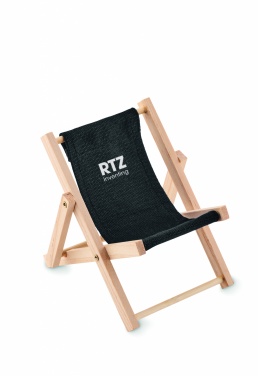 Logo trade promotional gifts picture of: Deckchair-shaped phone stand