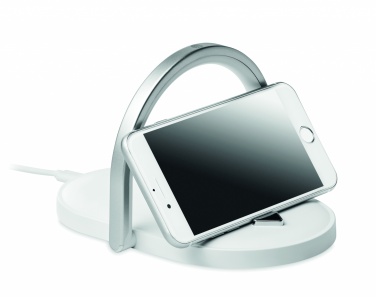 Logo trade promotional merchandise picture of: Light and wireless charger 10W