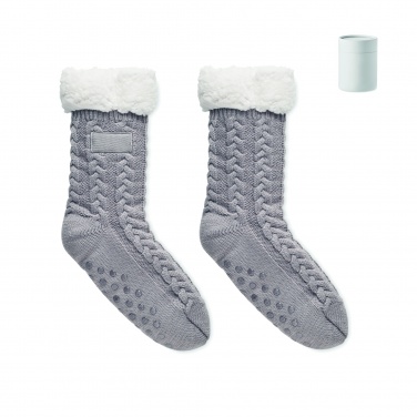 Logo trade advertising products picture of: Pair of slipper sock M