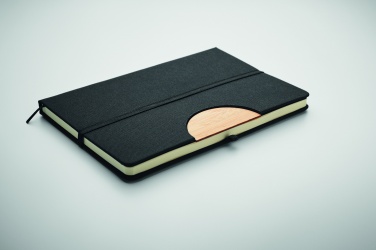 Logo trade promotional merchandise photo of: A5 RPET notebook 80 lined