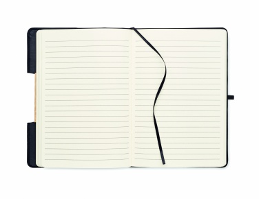 Logo trade promotional gifts picture of: A5 RPET notebook 80 lined