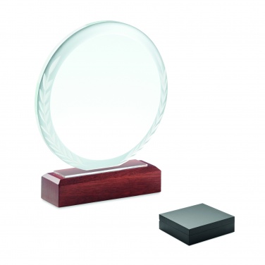 Logo trade promotional gifts picture of: Round award plaque