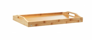 Logo trade promotional giveaways image of: Foldable bamboo tray