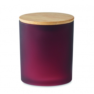 Logo trade promotional merchandise picture of: Plant based wax candle 280 gr