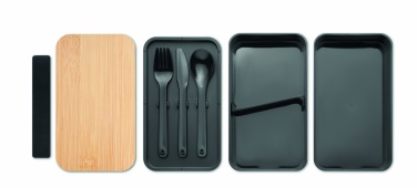 Logotrade promotional product image of: Lunch box in PP and bamboo lid