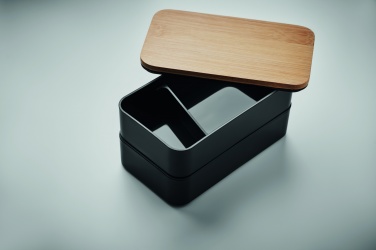 Logo trade promotional products image of: Lunch box in PP and bamboo lid