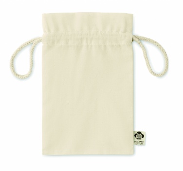Logotrade promotional giveaway picture of: Small organic cotton gift bag