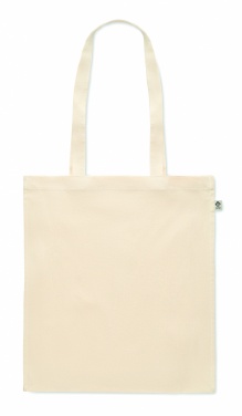 Logo trade promotional gift photo of: Organic cotton shopping bag