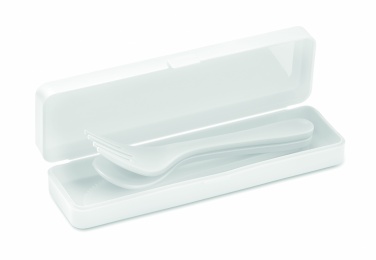 Logo trade advertising products image of: Cutlery set recycled PP