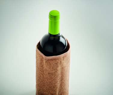 Logo trade promotional merchandise image of: Soft wine cooler in cork wrap