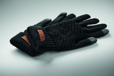 Logo trade promotional merchandise photo of: Rpet tactile gloves