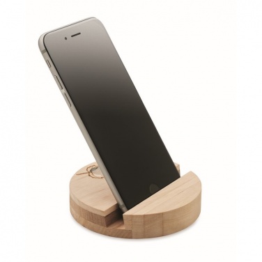 Logotrade advertising product image of: Birch Wood phone stand