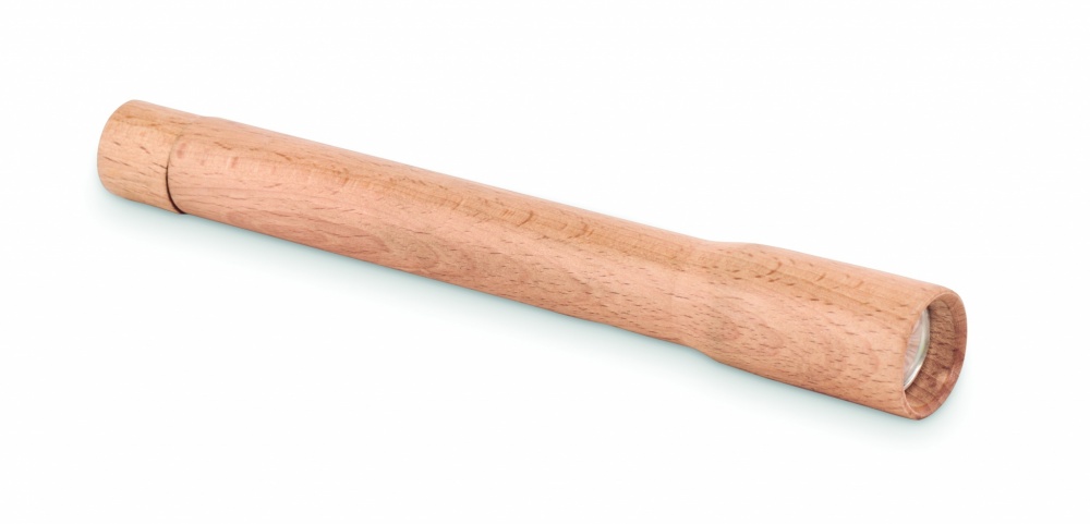 Logo trade business gifts image of: Wooden torch with COB light