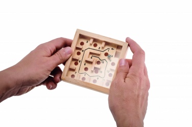 Logo trade corporate gift photo of: Pine wooden labyrinth game