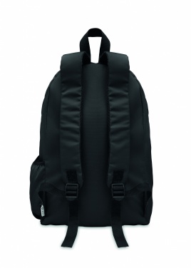 Logo trade promotional giveaways picture of: 600D RPET polyester backpack