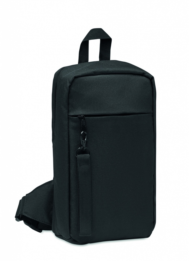 Logo trade promotional item photo of: Cross chest bag in 600D Rpet