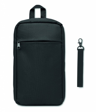Logo trade promotional item photo of: Cross chest bag in 600D Rpet