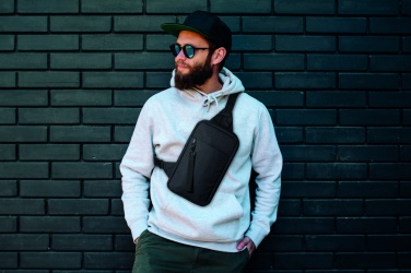 Logo trade promotional giveaway photo of: Cross chest bag in 600D Rpet