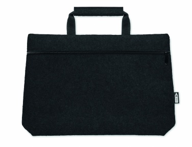 Logo trade promotional products image of: RPET felt zippered laptop bag