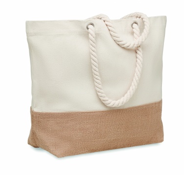 Logo trade promotional merchandise picture of: Canvas beach bag 280 gr/m²